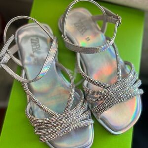 Zara girls sparkle shoes.
